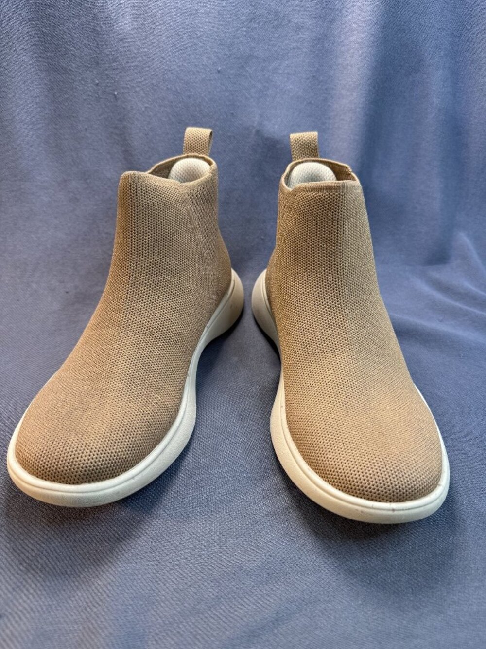 VIVAIA Tan Slip on Urban "Delilah" Waterproof Ankle Boots Size 38 US 8